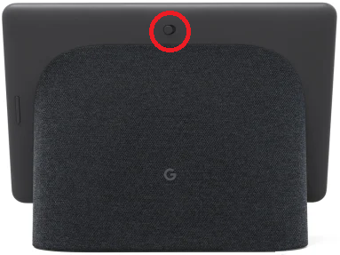A black device with a red circle

Description automatically generated